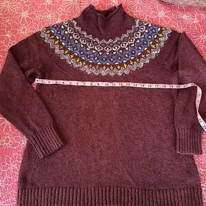 LL Bean Funnel neck sweater